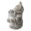 Figurine mignonne chaton gris