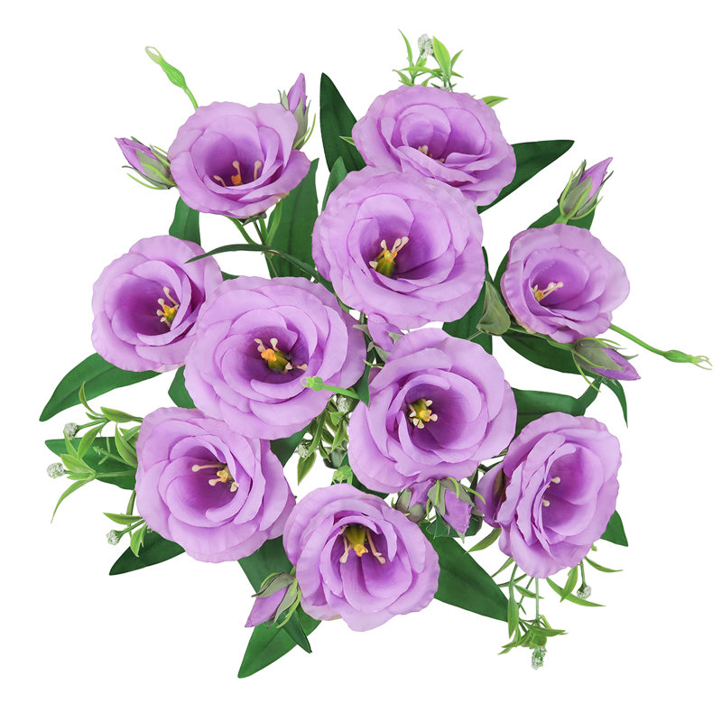 Artificial Lisianthus Bush, Lavender