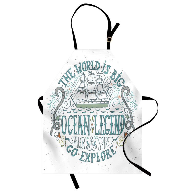 No Pattern Bib Apron