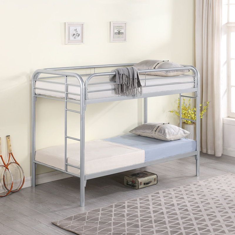 Lit superposé simple Celeste Silver, Argent argent