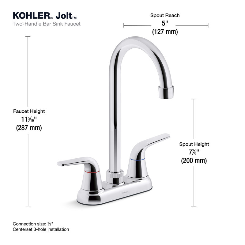 Two Handle Bar Faucet