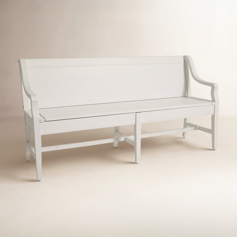 Storage Bench, White