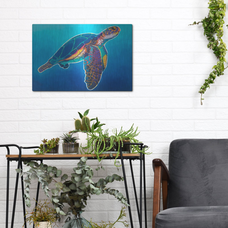 «Sea Turtle - Rainbow» par Dawg Painter