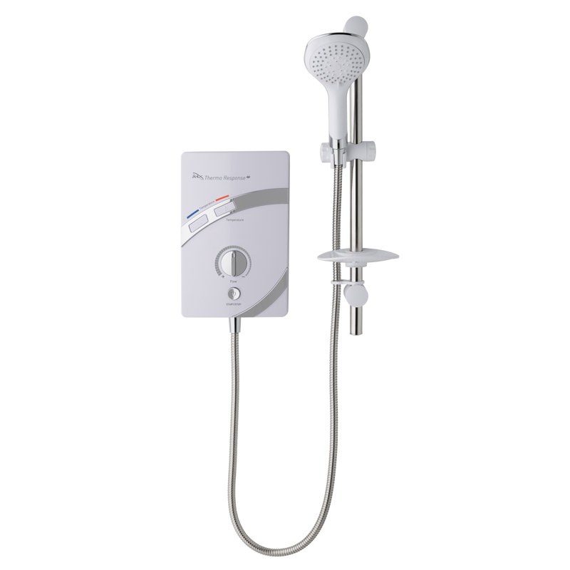Response Qi Thermostatic Power Shower with Slide Bar Shower Head, 9.5KW