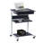 Rolling Laptop Cart with Storage