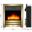 Bempton 42" Electric Fireplace Suite, Coal Effect, 13-Colour LED, Remote, Grey Top/White Hearth-102762067