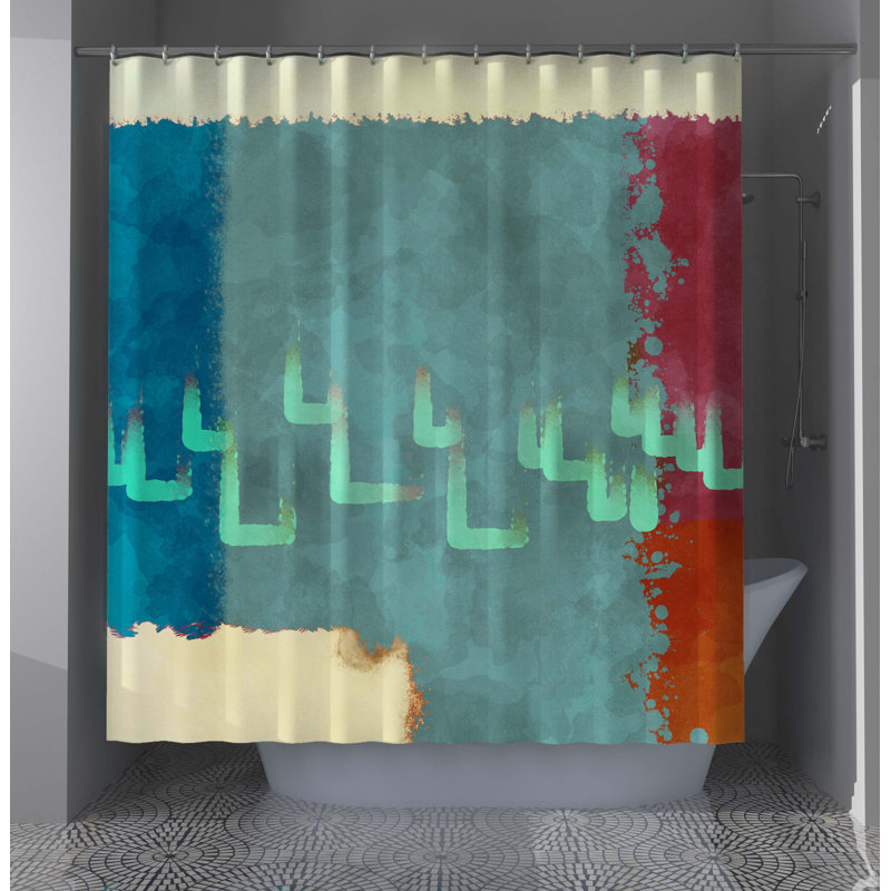 Active Unblemished Shower Curtain
