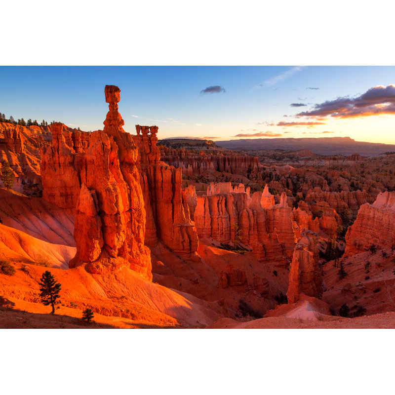 Thor Hammer in Bryce Canyon par Bill_Vorasate - photographie sur toile tendue, L 12 po x H 8 po
