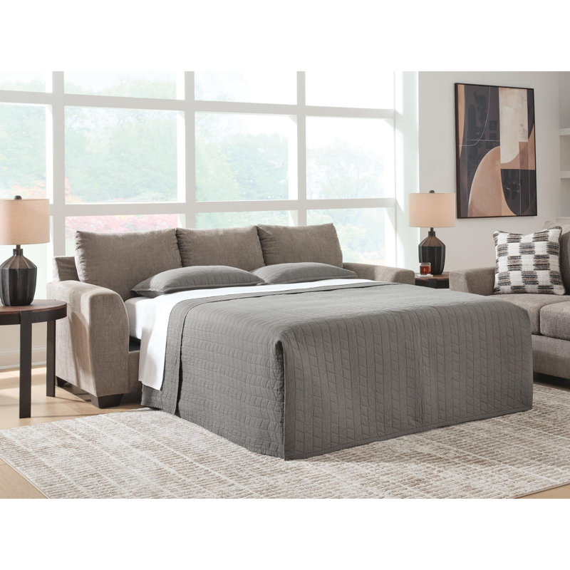 Grand canapé-lit Merriwood, Taupe Polyester