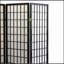 Cloison 70 pouces à 3 panneaux de style japonais avec finition-114459926