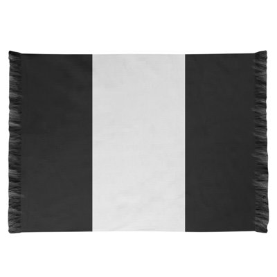 Tapis de salle de football noir oakland