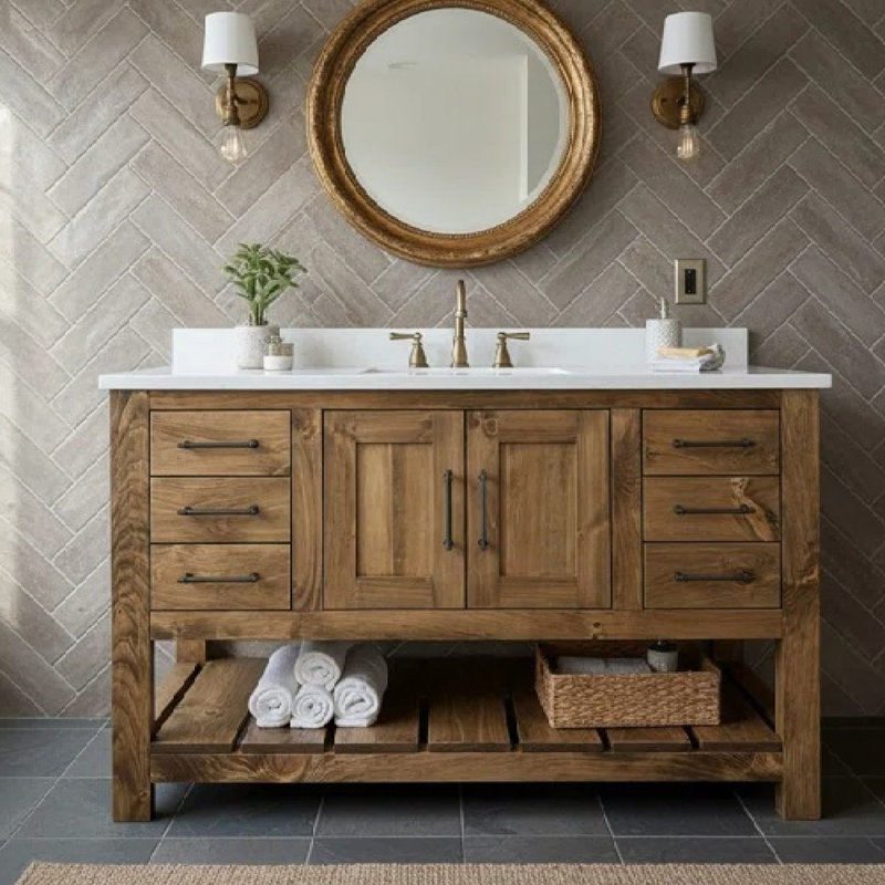 Meuble-lavabo simple