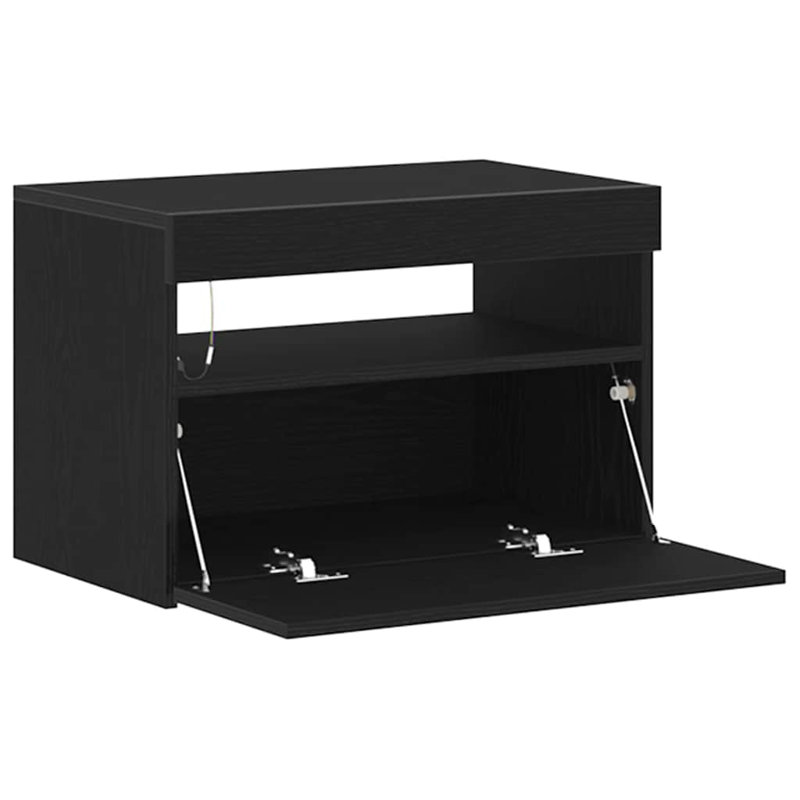 60cm W Manufactured Wood Bedside Table