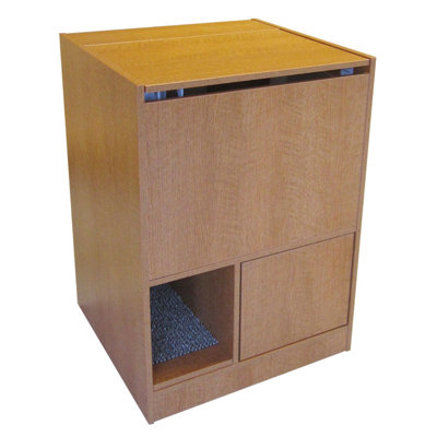 Heeya Out Of Sight Cat Litter Box Cabinet Package