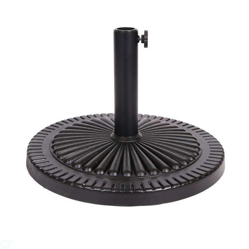 Base de parasol en résine noire (60506.00)