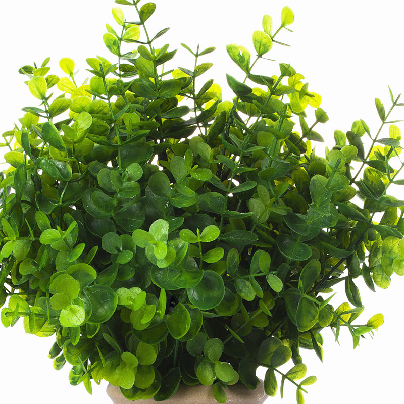 Topiaire d’eucalyptus artificiel 12 po dans un pot