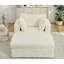 Chaise longue surdimensionnée en velours côtelé avec repose-pieds-1612799223