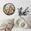 Horloge murale en bois 10 po, mouvement silencieux, à piles (piles AA non incluses), décor artistique, parfait pour les décorations