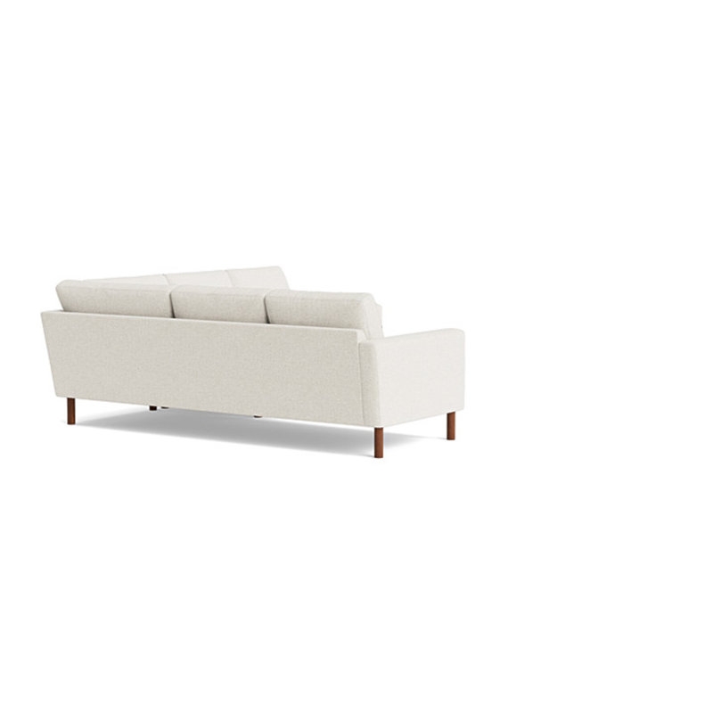 Laguna Sectional, Left Hand Facing, Velvet - Beige