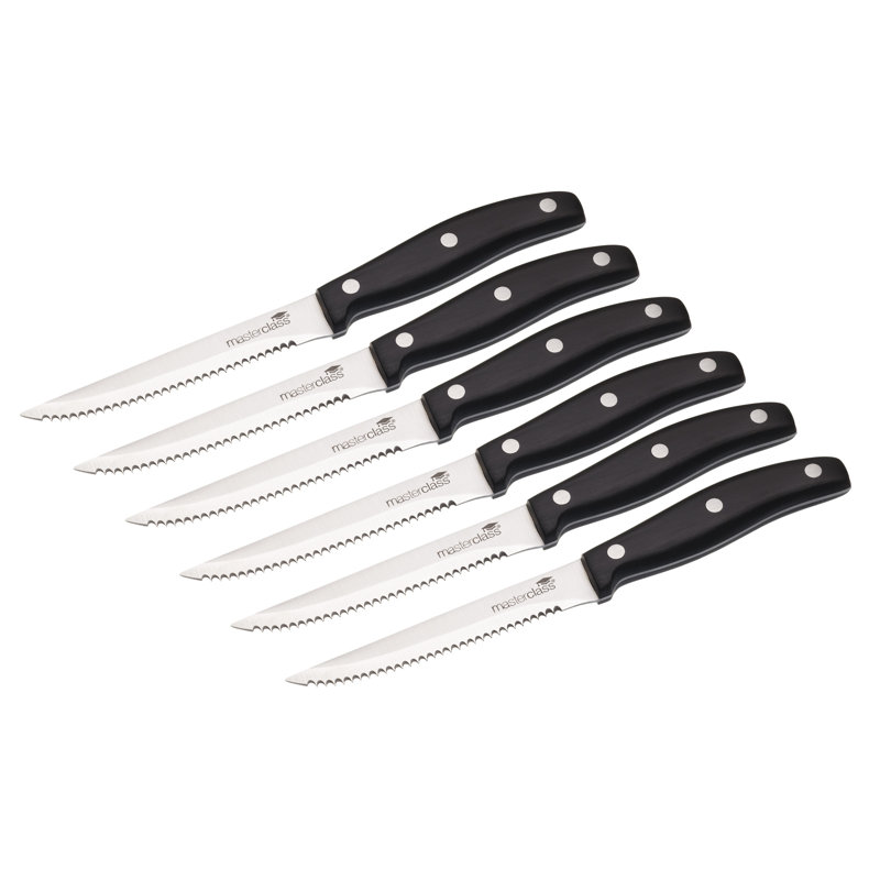 MasterClass Deluxe 6 Piece Steak Knife Set