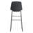 Clean Cut Counter Stool with Metal Frame-55676199-55676192