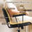 Ergonomic Swivel Home Office Chair, Faux Leather Arm Task Chair with Low Back,Rocking Function.-1237872729