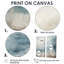 Beige bleu océan tempête I - Formes abstraites, reproduction d'art sur toile-1347575480-1347575483-1347575461