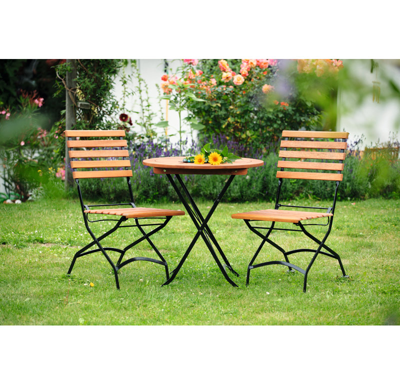Timothee 2 - Person Patio Dining Set Round Table