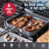 Granitestone 10.5" Nonstick Square Grill Pan with Stay Cool Handle, Oven & Dishwasher Safe