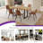 Eastfield 66.9'' Dining Table Set, 7 - Piece Extendable Double Pedestal Dining Set-2123009169