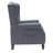 Recliner Wingback Chair Tufted Arm Chair Recliner Fabric Push Back Recliner-673111387