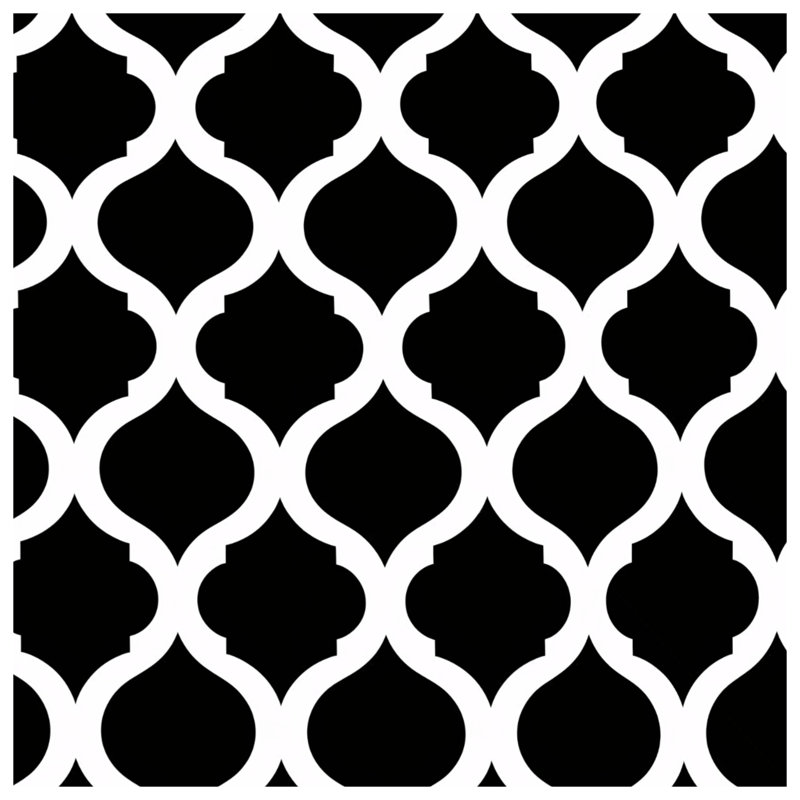 Coussins décoratifs à double face en treillis noir et blanc, 26 x 26 pouces
