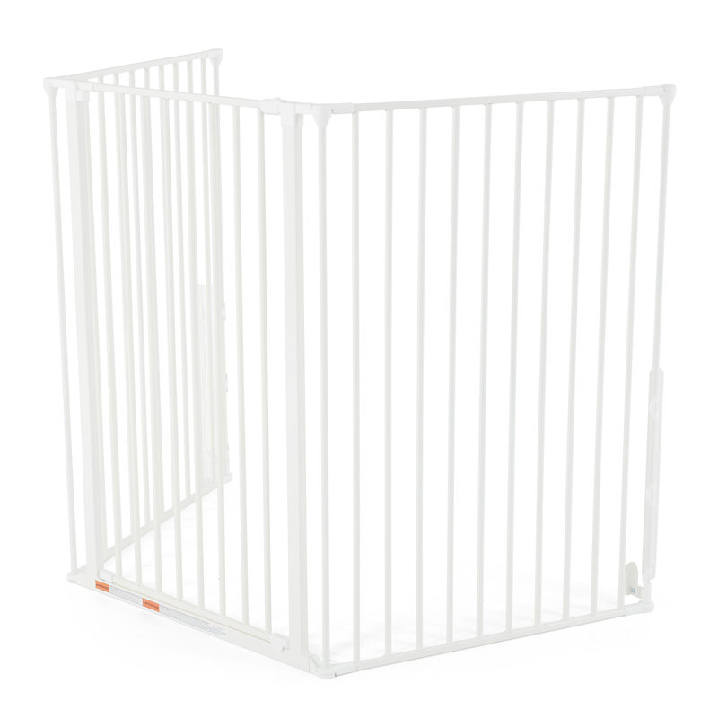 Metal Wall Mounted Pet Gate, Black