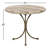 Delaria Tulip Fossil Marble End Table
