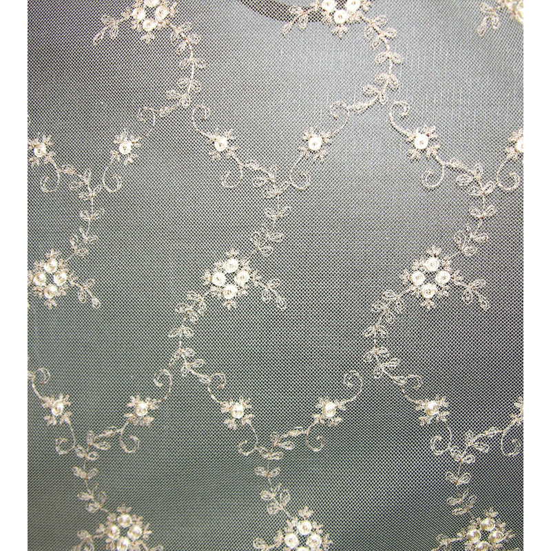 Florinette Sheer Fabric, Froth