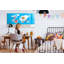 Magnetic Memo Board Whiteboard - 120 x 60 cm - With Marker and Magnets - Contour map of the states