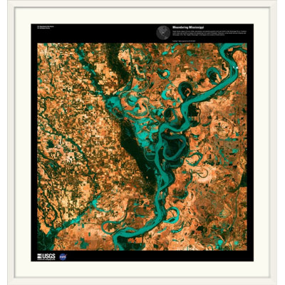 " Meandering Mississippi - USGS Earth "