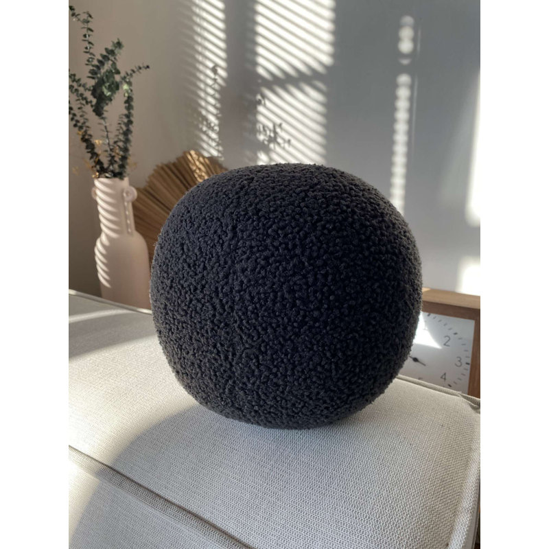 Premium Washable Cushion, Anthracite, 7.9 x 7.9 x 7.9 inches | 75% Recycled Polyester & 25% Polyester, Silicone Filling | Eco-Friendly Comfort for Home & Office, Machine Washable at 68°F