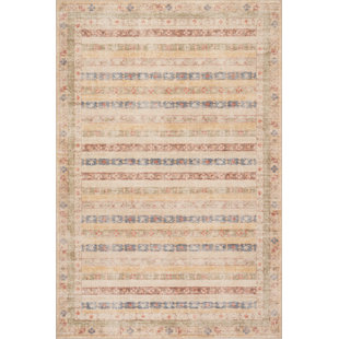 Tapis en mélange de laine touffeté à la main Raji