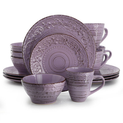  Radiance Ocean Bloom 16-Piece Dinnerware Set