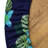 Winston Porter Tropical Fitted Round Tablecloth Diameter Indigo and Multicolor-1150353061-1150353063