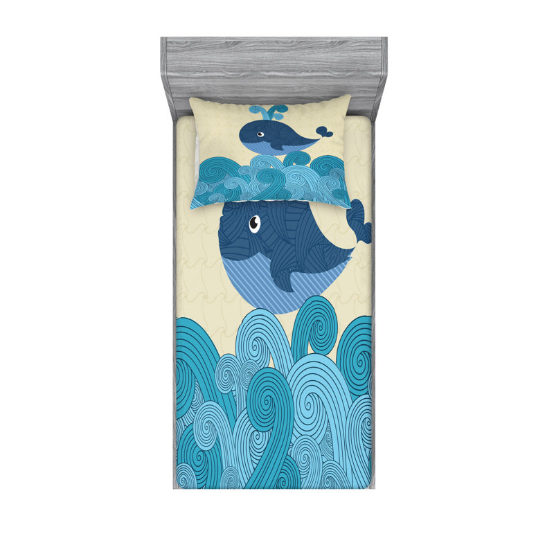 Microfiber Sheet Set, Twin Sheet Set with 1 Pillowcase