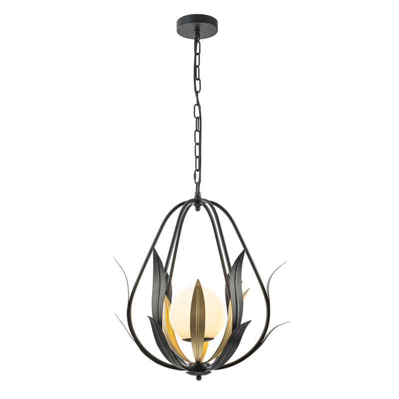 Luminaire suspendu pour cuisine et vestibule 1 lumière Iashod