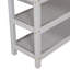 Lit mezzanine simple avec tablettes de rangement et bureau sous le lit-631707289-631707294