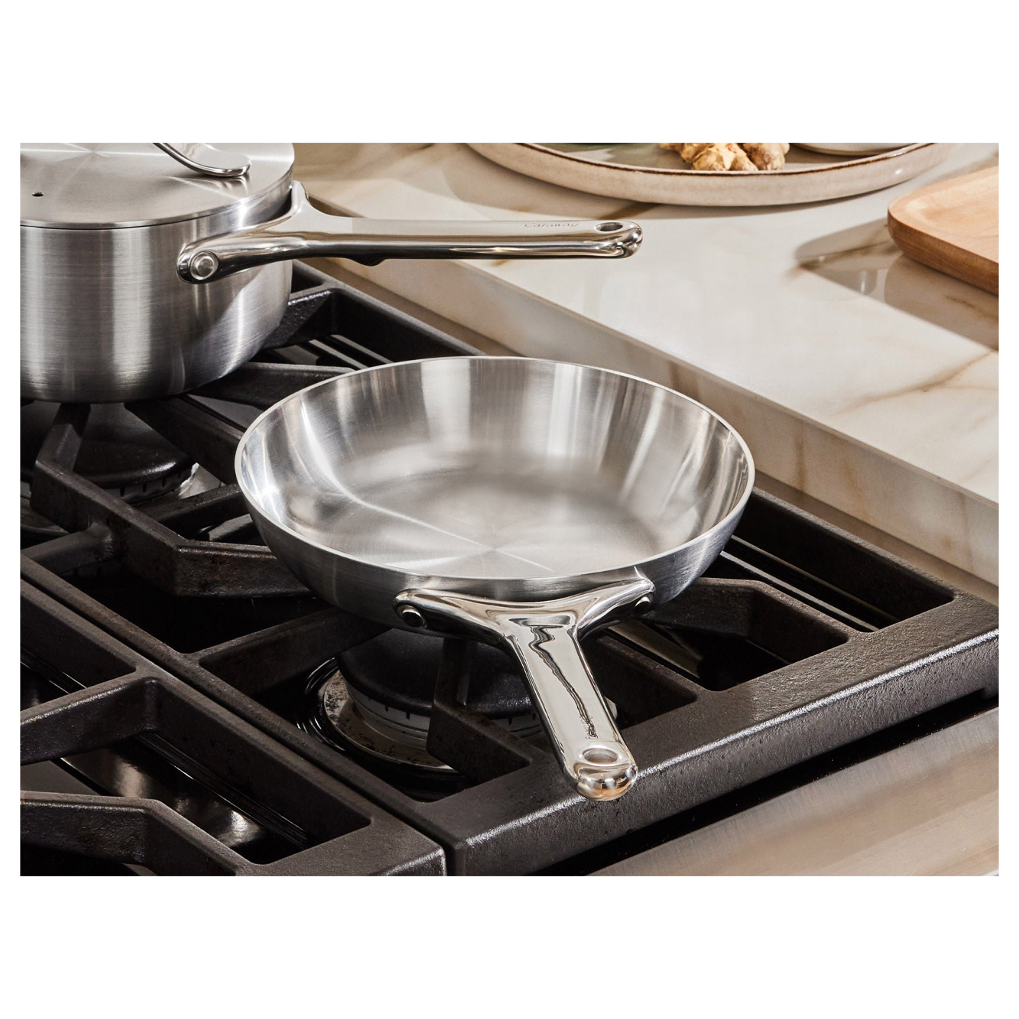 Caraway Stainless Steel Fry Pan, 8"