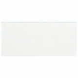 Twenties 8" x 4" Matte Ceramic Bullnose Tile Trim in White