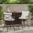 Metal Outdoor 26.5'' Counter Stool with Cushion-1789006572