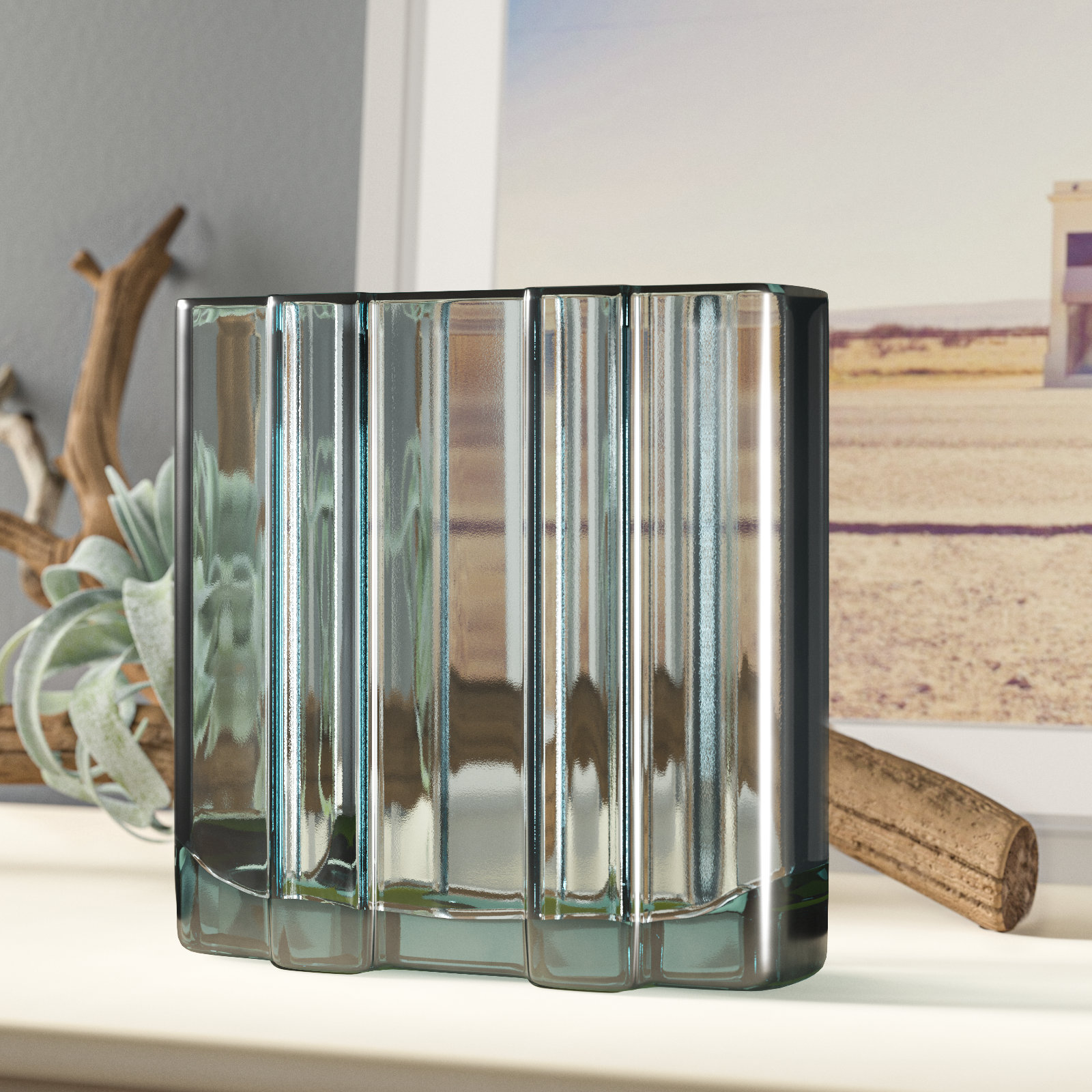 Cordeline 6.25'' Handmade Glass Table Vase