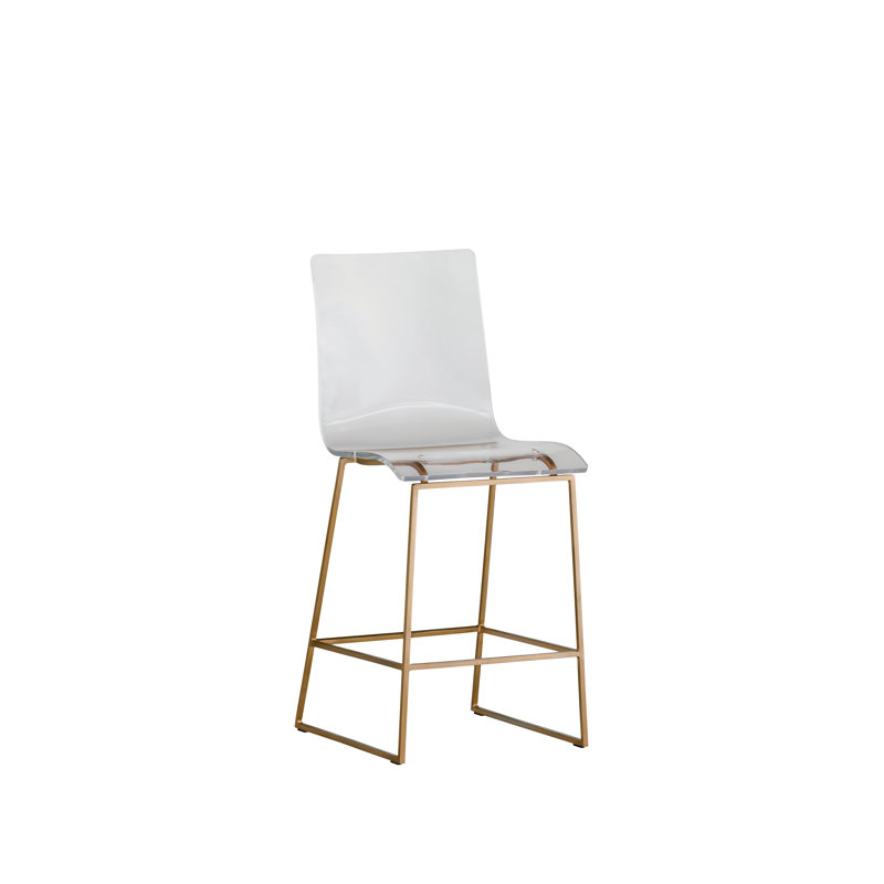 King Stool, Antique Gold, Counter Stool (24.75" Seat Height)