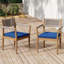Chaises de salle à manger d'extérieur en bois d'acacia-118579988